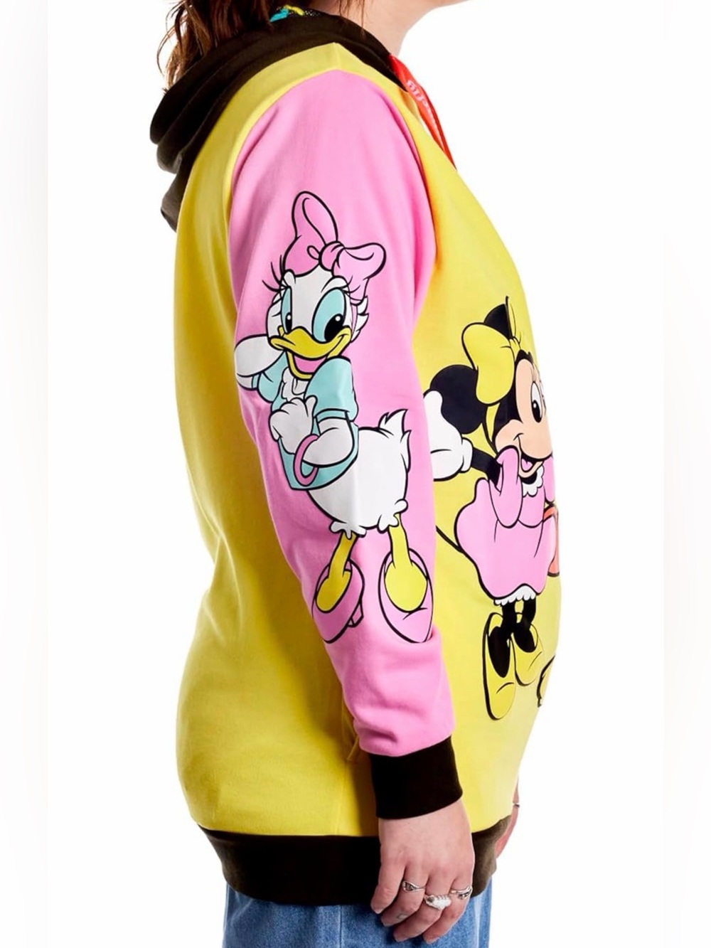 Loungefly Disney100 Mickey & Friends Classic Color Block Unisex Hoodie